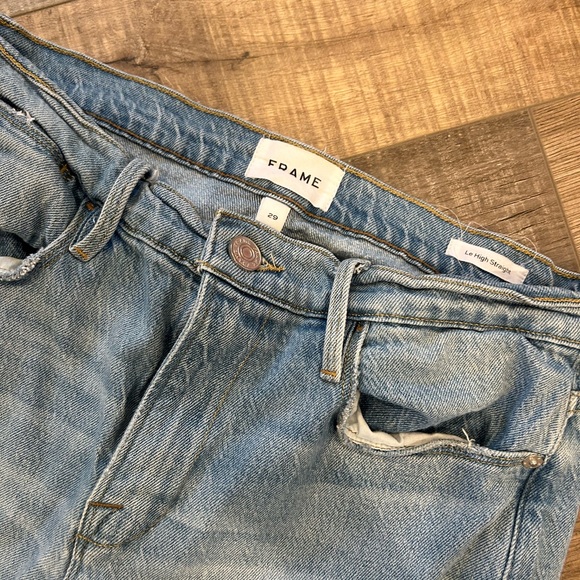 FRAME Le High Straight - Picture 4 of 8